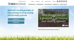 Desktop Screenshot of geoexchange.com.au