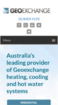 Mobile Screenshot of geoexchange.com.au